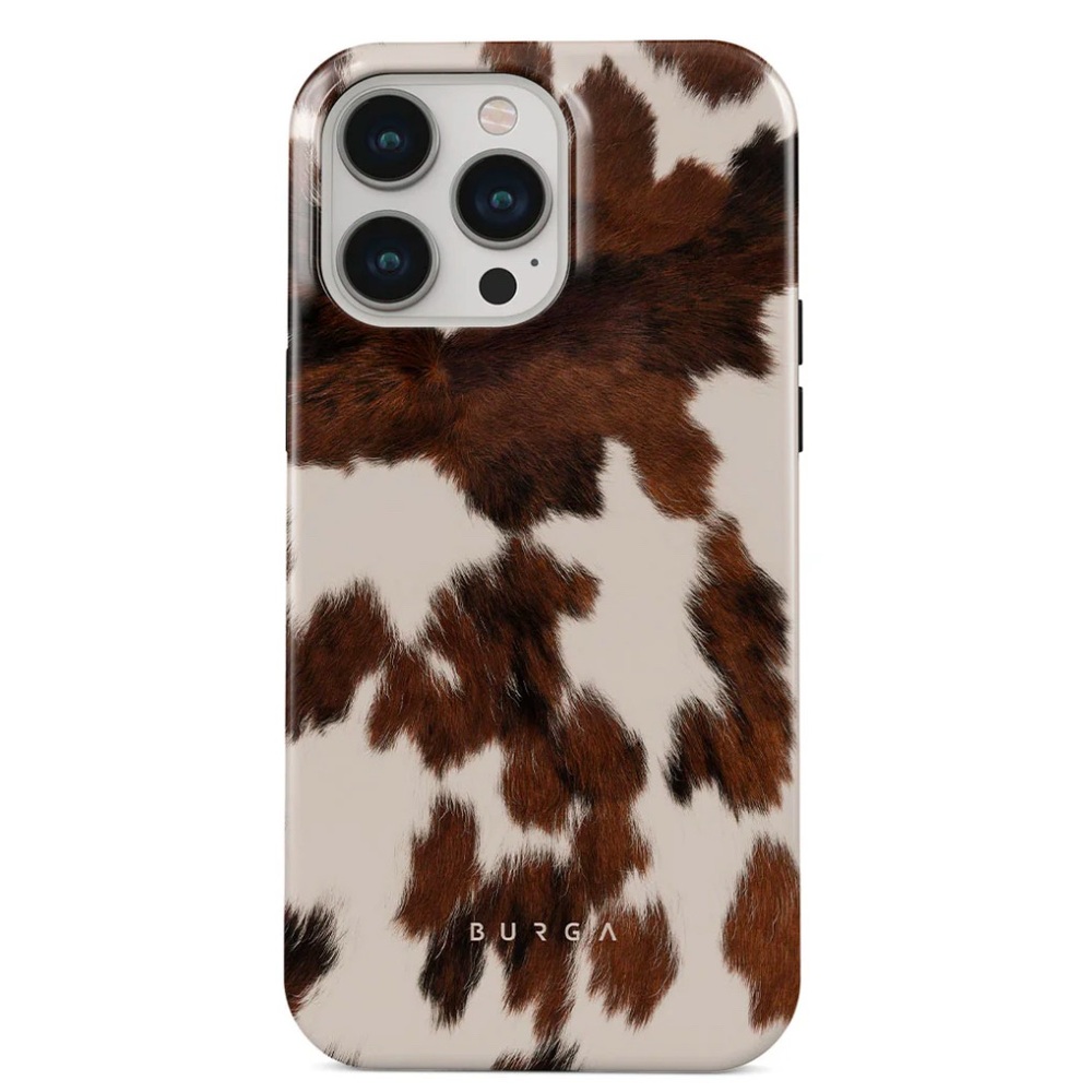 Brown Cow Print Phone Case